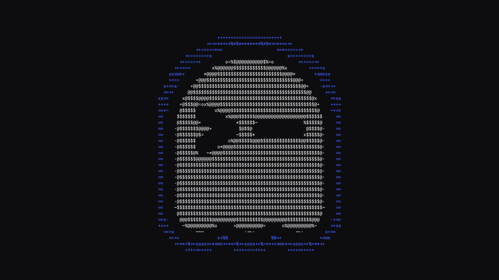 The Ghostty ghost logo drawn in ASCII characters on a dark terminal background.